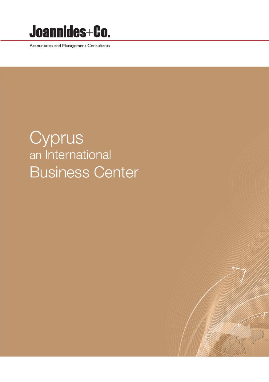 Cyprus: An International Business Center