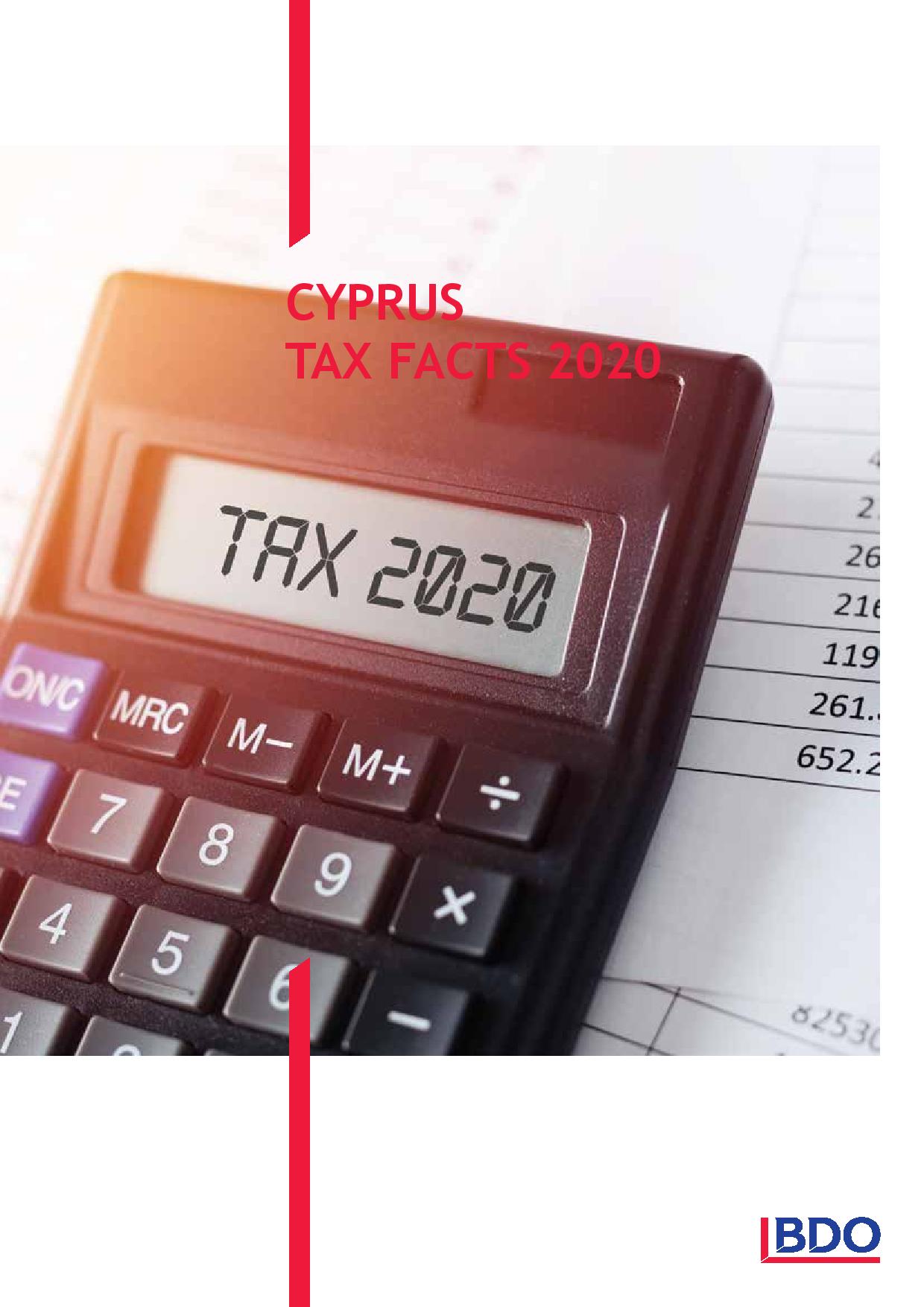 BDO: Cyprus Tax Facts 2020