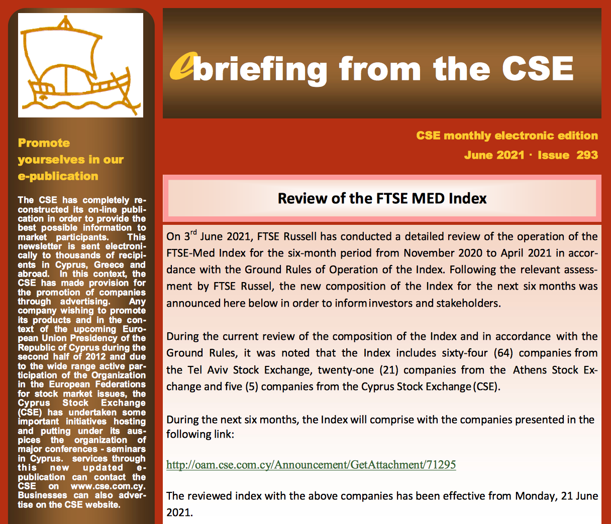 CSE: June Bulletin 2021
