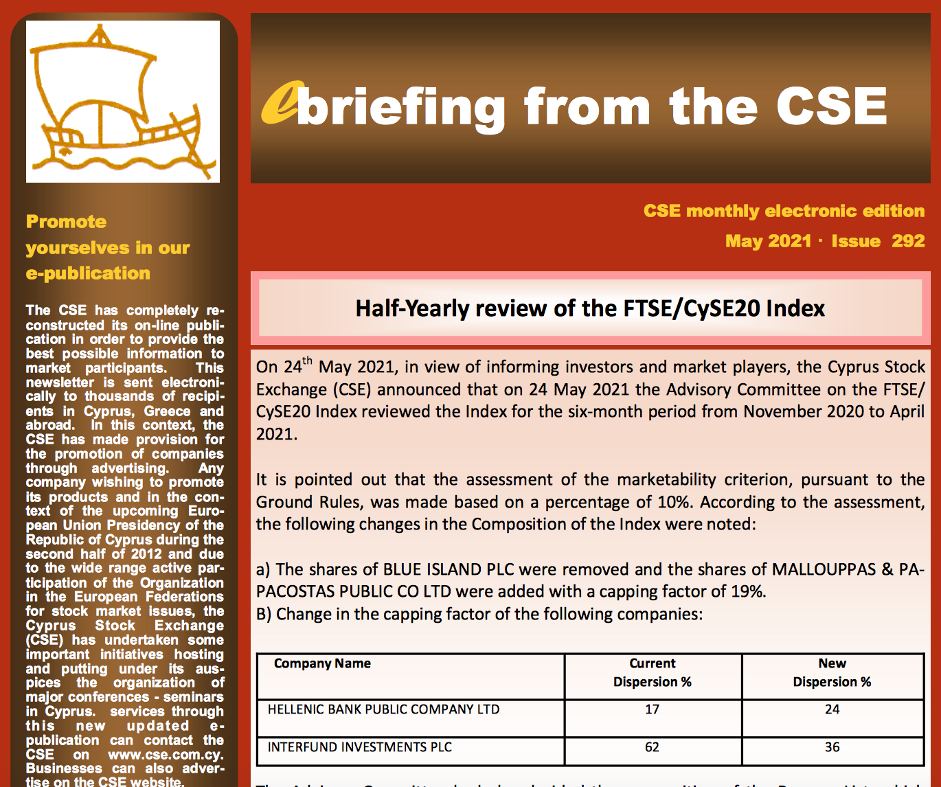 CSE: May Bulletin 2021