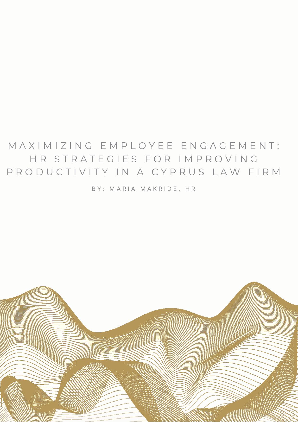 Maximizing Employee Engagement