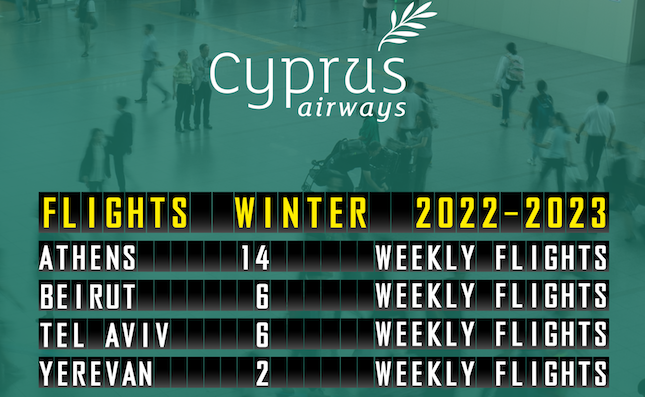 Cyprus Airways launches 188,000 seat sale