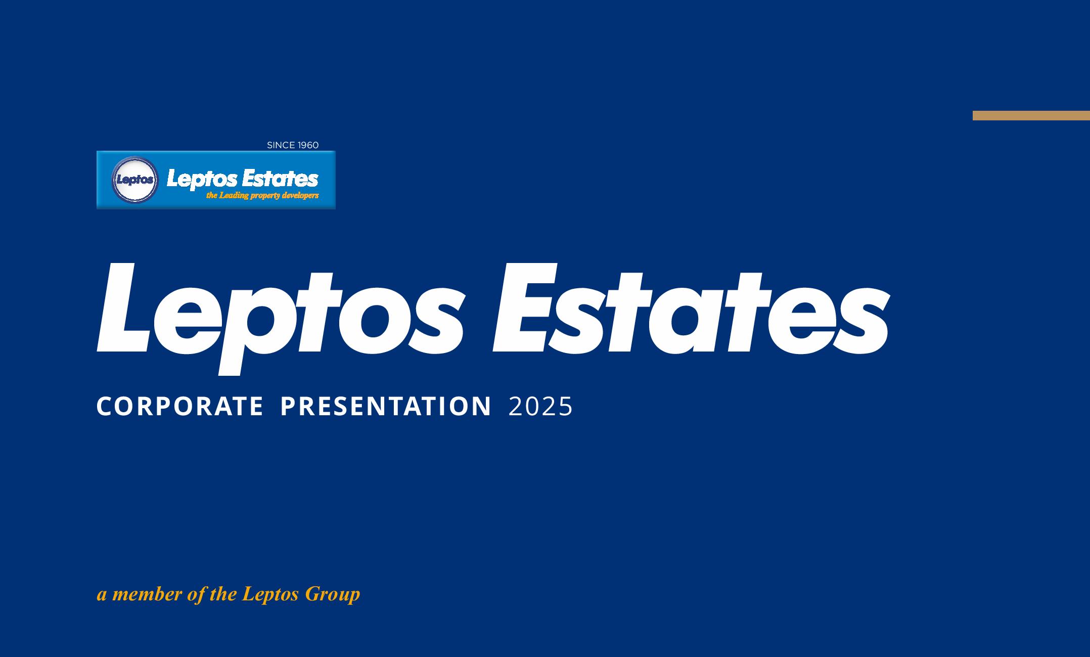 Leptos Estates Presentation