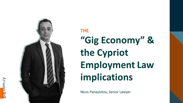 Employment Law lecture on the Cypriot GiG Economy