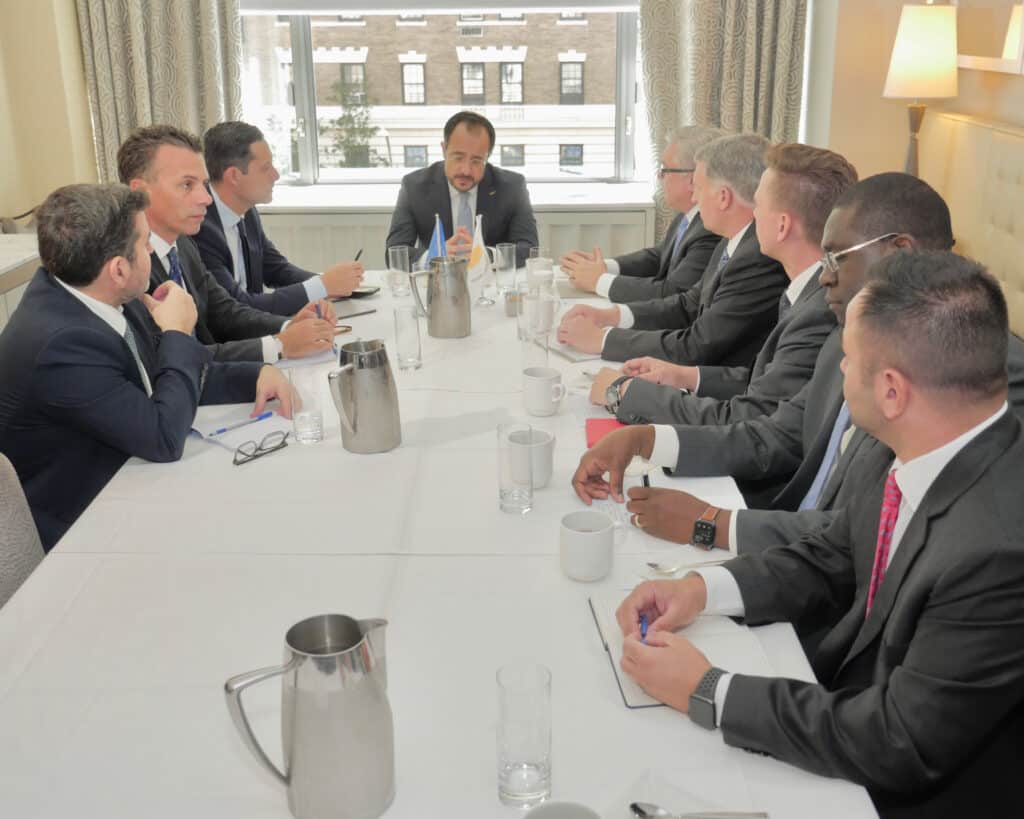 President and Chevron execs discuss Aphrodite field exploitation