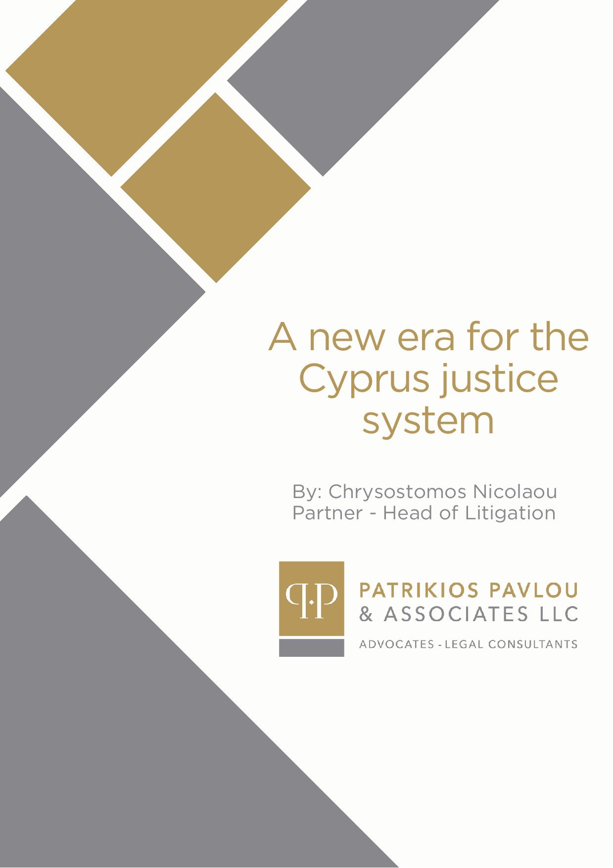 A new era for the Cyprus justice system