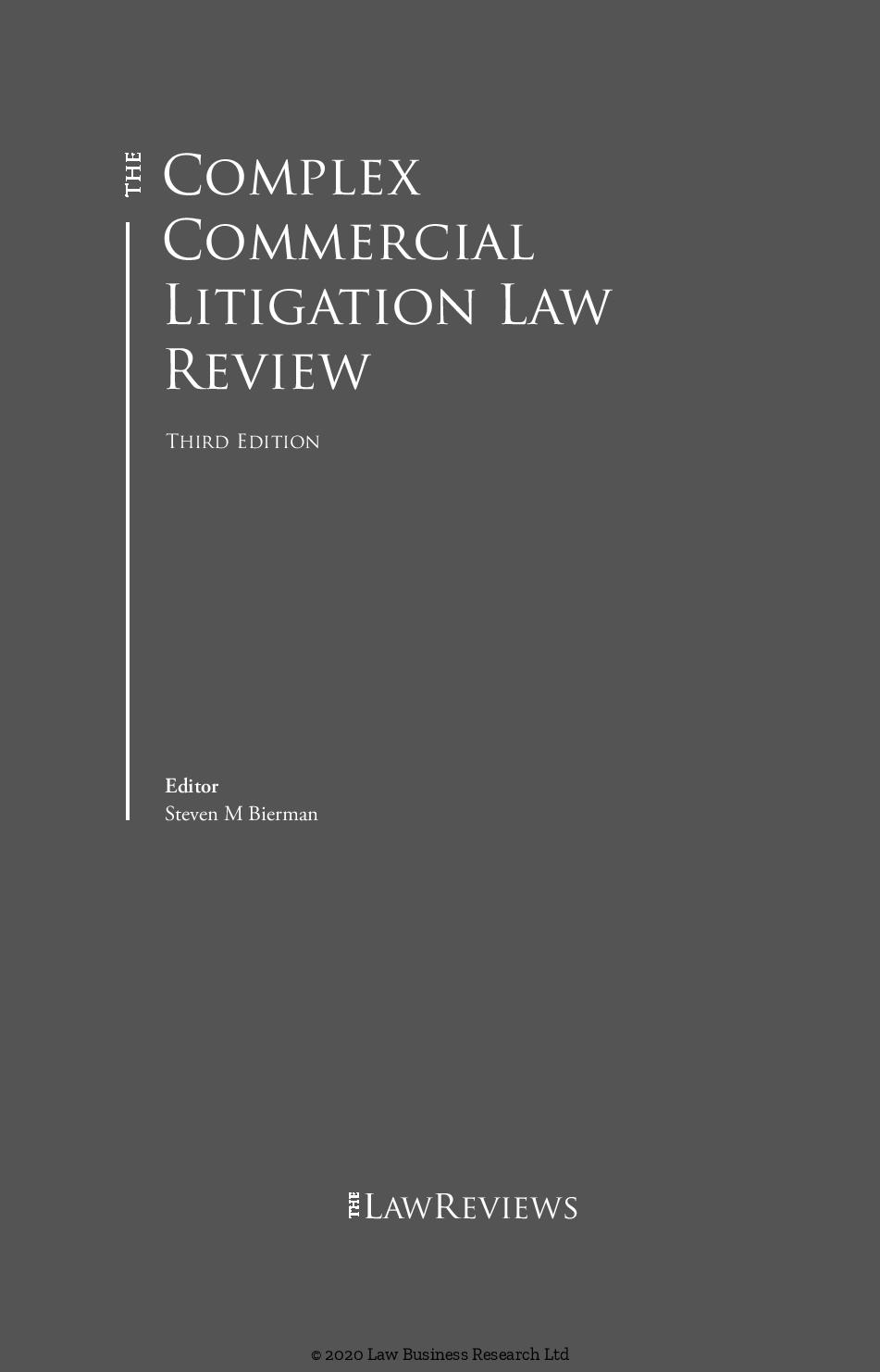Patrikios Pavlou & Associates LLC: The Complex Commercial Litigation Law Review