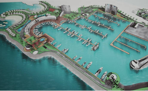 Ayia Napa marina construction bids in