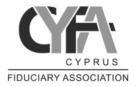 Logo for CYFA Cyprus