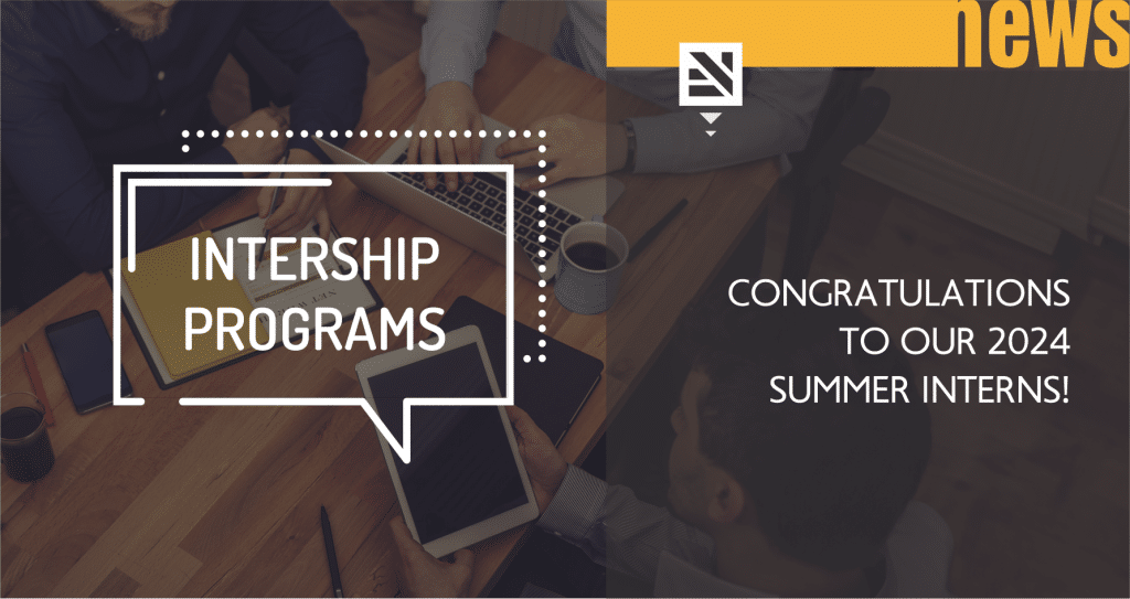 Congratulations to our 2024 summer interns!
