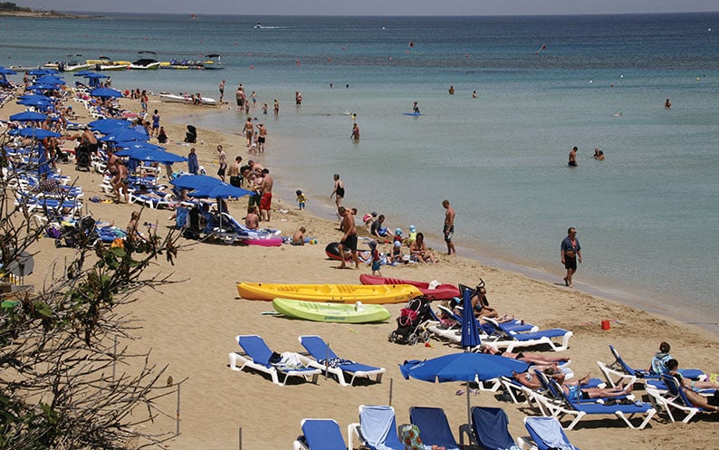 Cyprus tourism 95% dependent on foreign visitors
