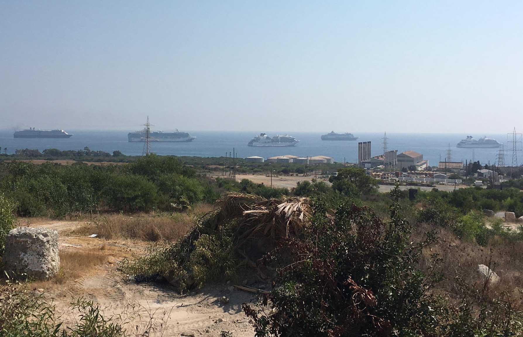 Lucrative business from anchored cruise ships