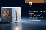 Elias Neocleous & Co LLC Achieves Tier 1 Ranking in IFLR1000 2025 and Earns 10+ Years Ranked Distinction