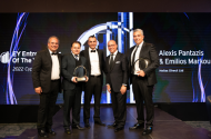 Alexis Pantazis & Emilios Markou named EY Entrepreneurs Of The Year for 2022 in Cyprus