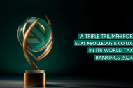 A triple triumph for Elias Neocleous & Co LLC in ITR World Tax Rankings 2024