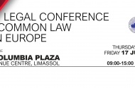 Stelios Americanos & Co LLC attending the Legal Conference Common Law in Europe