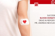 Successful Blood Donation Drive in Memory of Mr. Andreas Neocleous