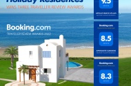 Resitour! Holiday Residences wins three Traveller Review Awards for 2022 from Booking.com